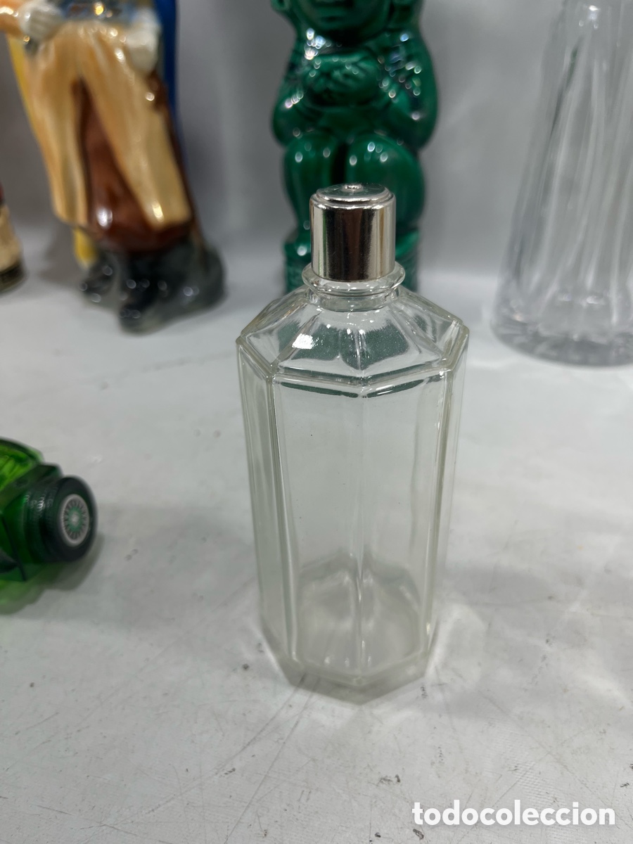 Botellas antiguas: LOTE DE DIFERENTES BOTELLAS DE CRISTAL - Foto 10