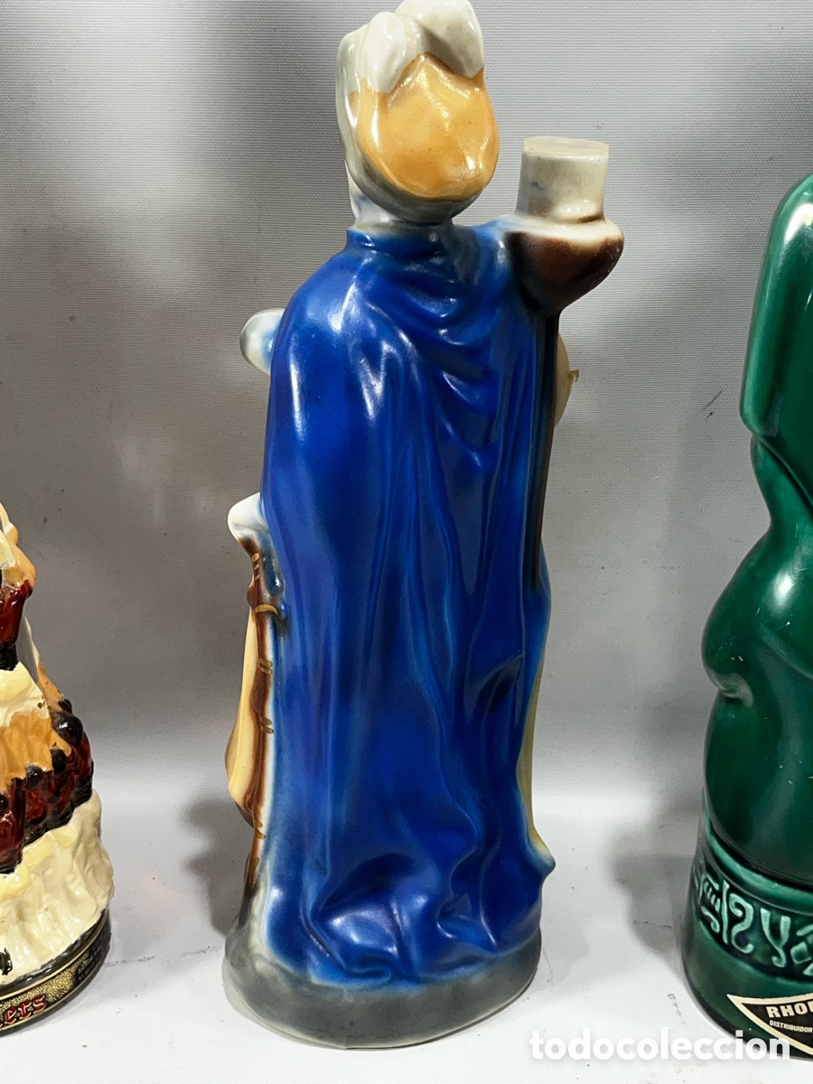 Botellas antiguas: LOTE DE DIFERENTES BOTELLAS DE CRISTAL - Foto 15