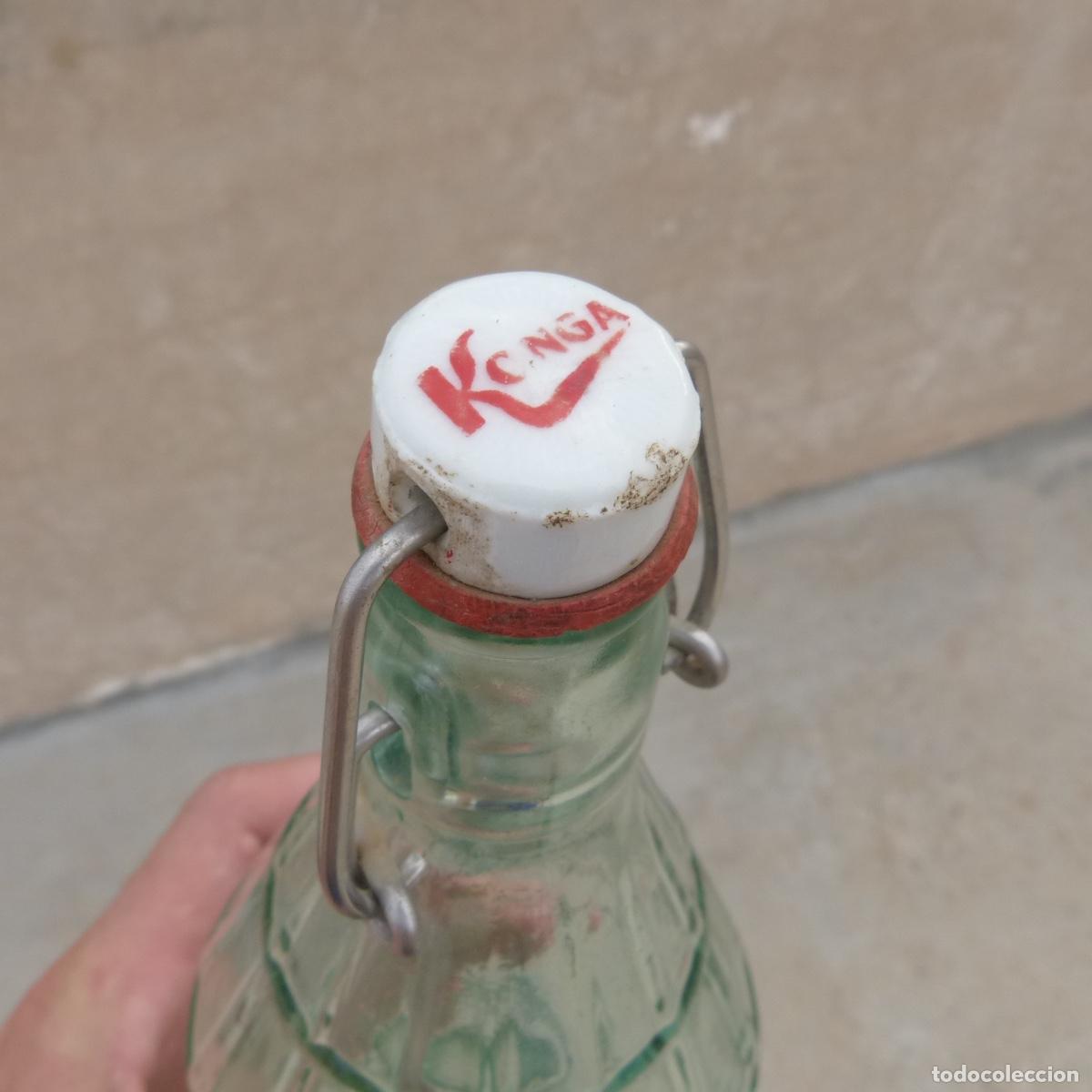 Botellas antiguas: Botella de gaseosa, Konga, Okesa, litro. - Foto 3