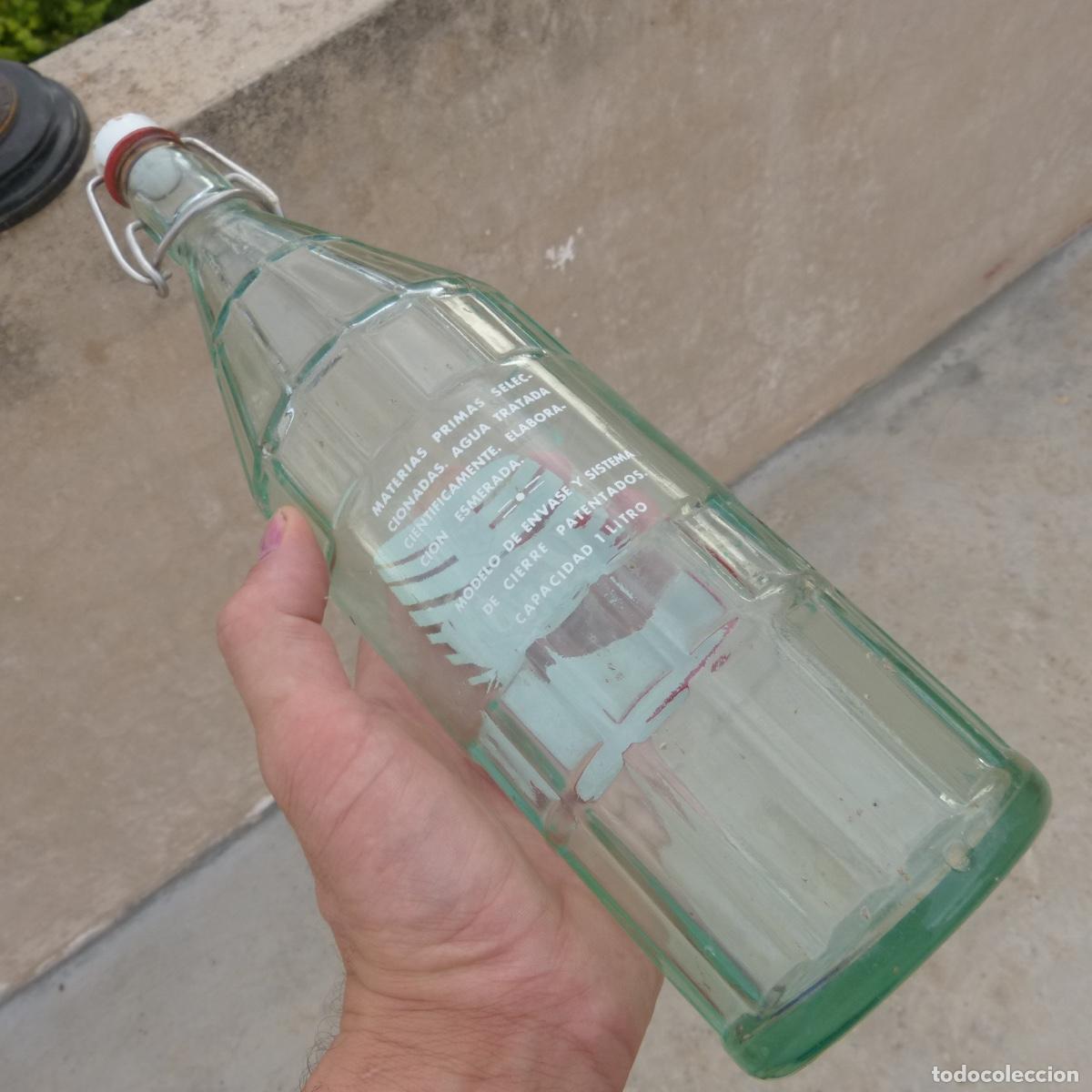 Botellas antiguas: Botella de gaseosa, Konga, Okesa, litro. - Foto 5