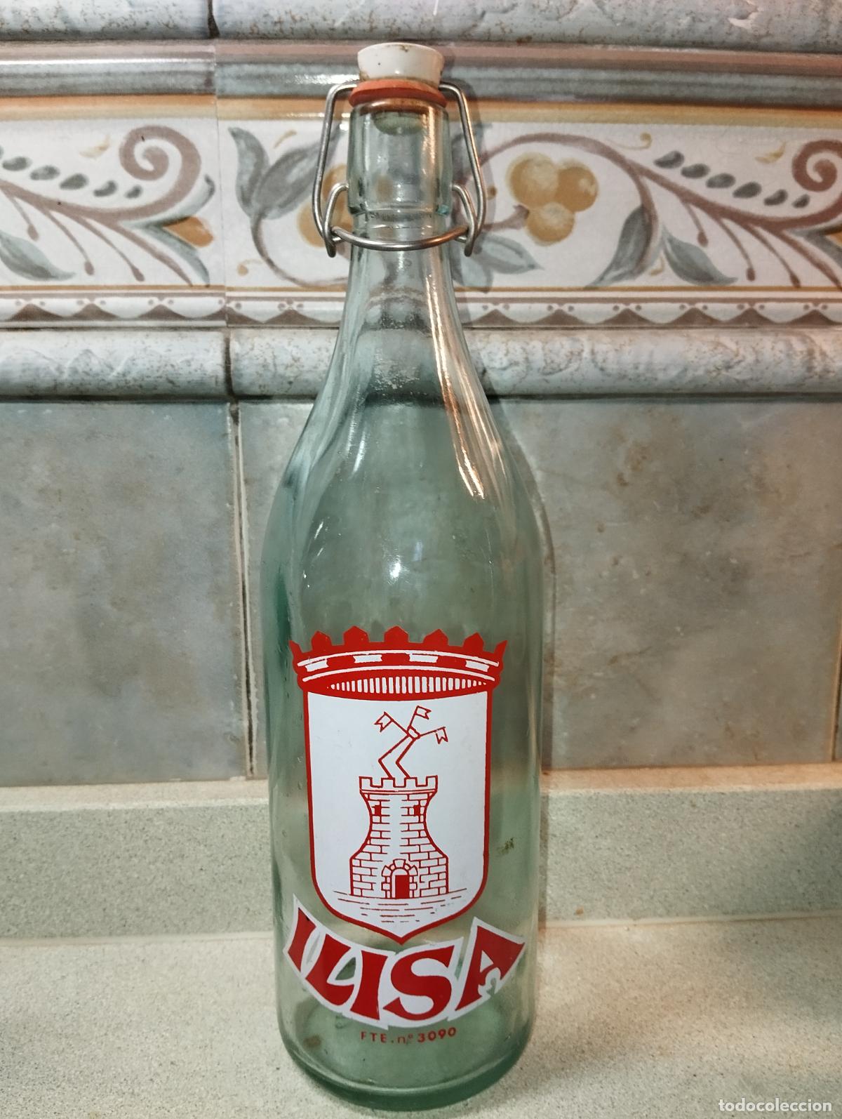 Botellas antiguas: BOTELLA DE GASEOSA ILISA CUENCA - Foto 1