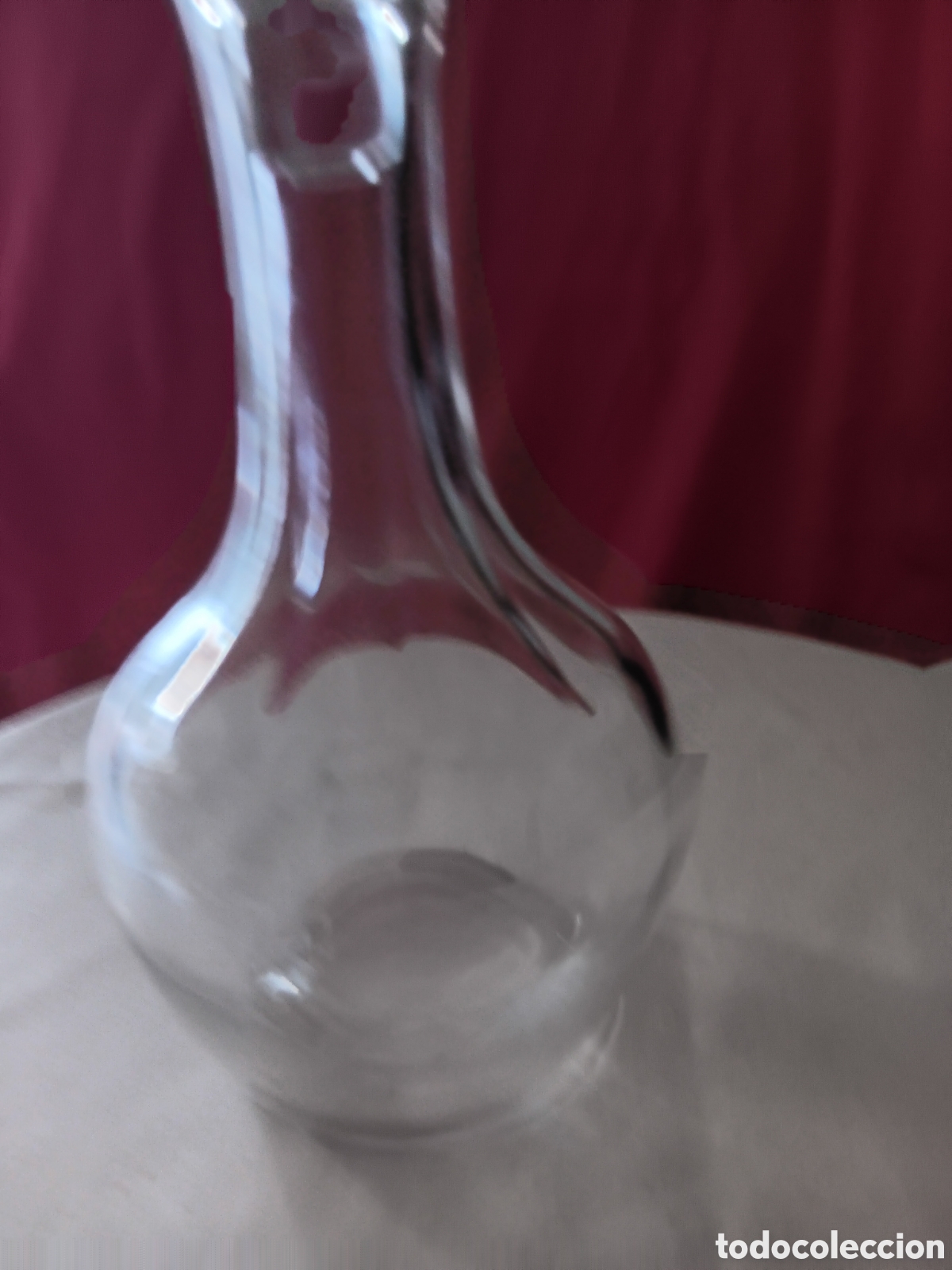 Botellas antiguas: BOTELLA DE CRISTAL TALLADA - Foto 3