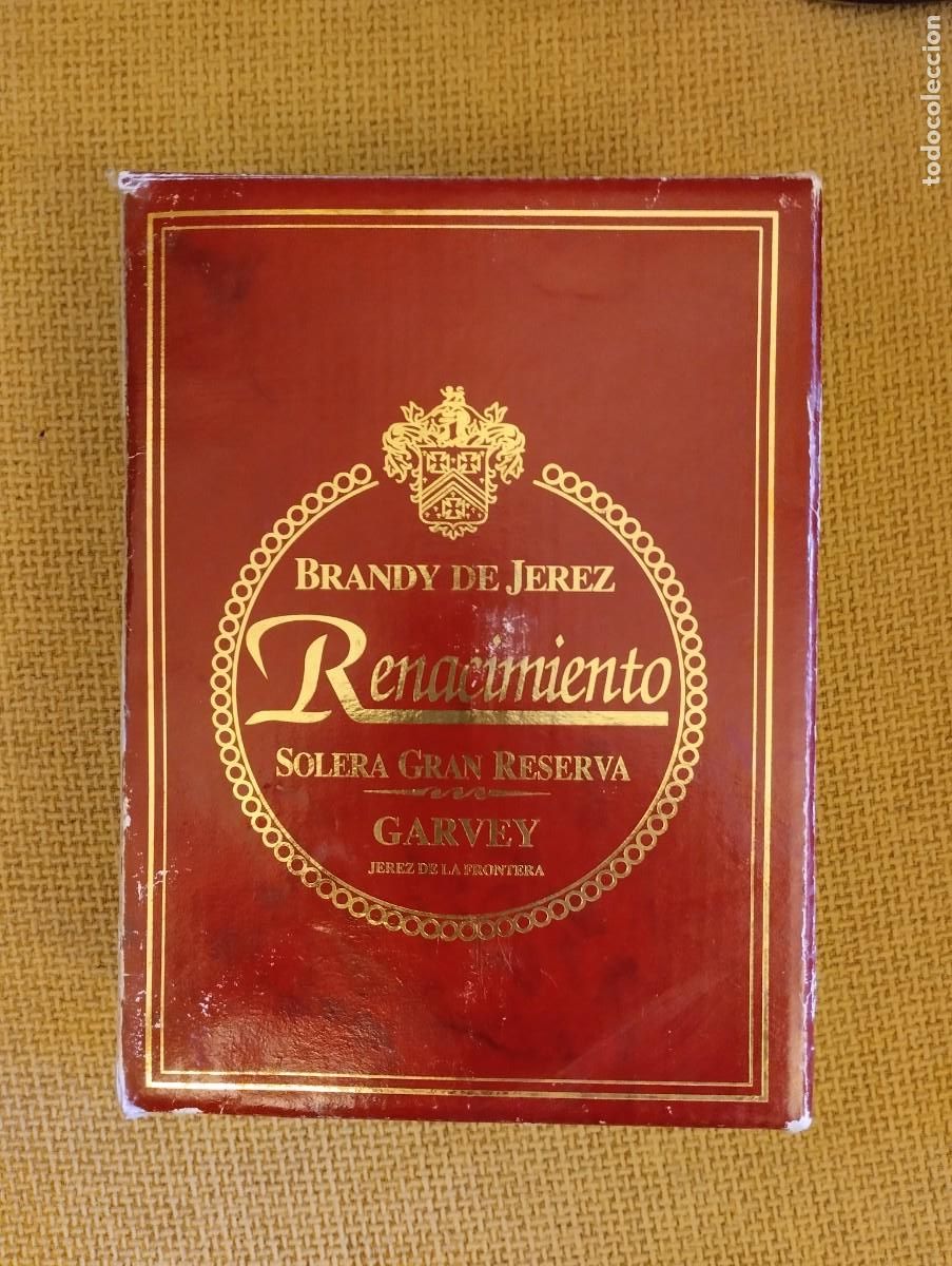 Botellas antiguas: Botella Brandy de Jerez Renacimiento - Foto 9