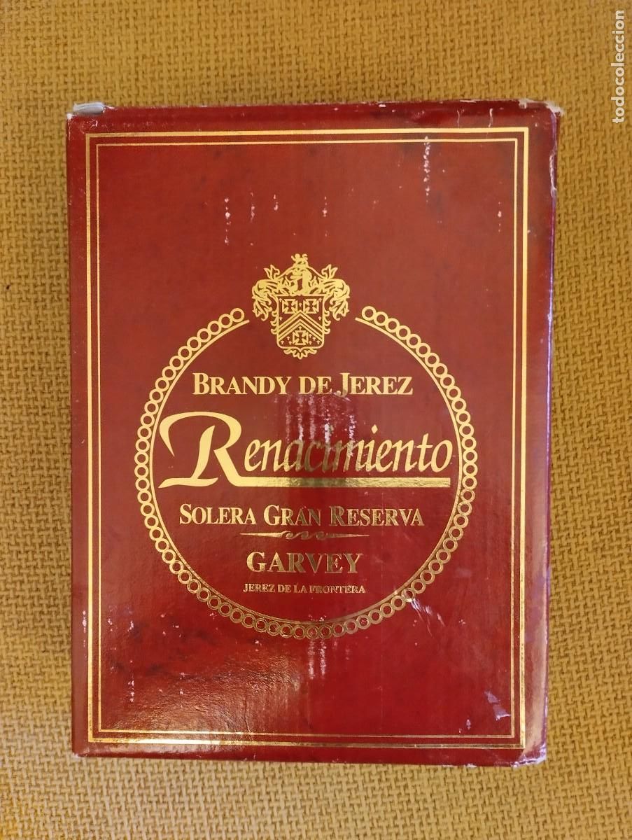 Botellas antiguas: Botella Brandy de Jerez Renacimiento - Foto 12