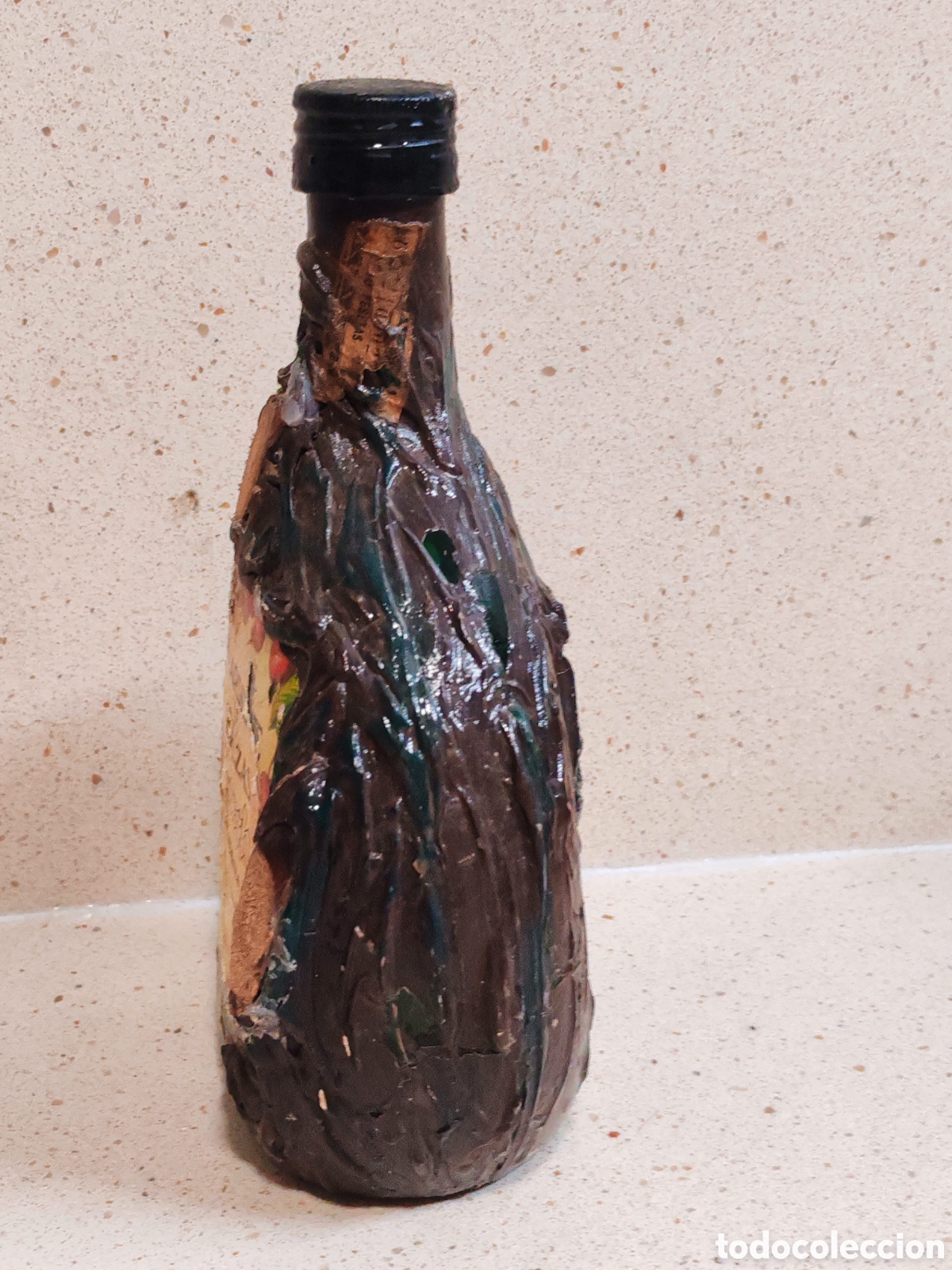 Botellas antiguas: Botella aguardiente de cerezas firsch - Foto 3