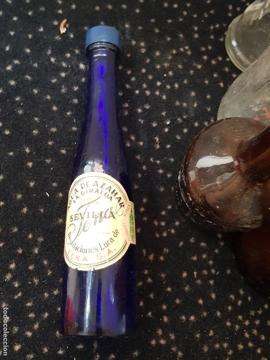 Botellas antiguas: BOTELLA VIDRIO DE COLECCION ANTIGUA - Foto 1