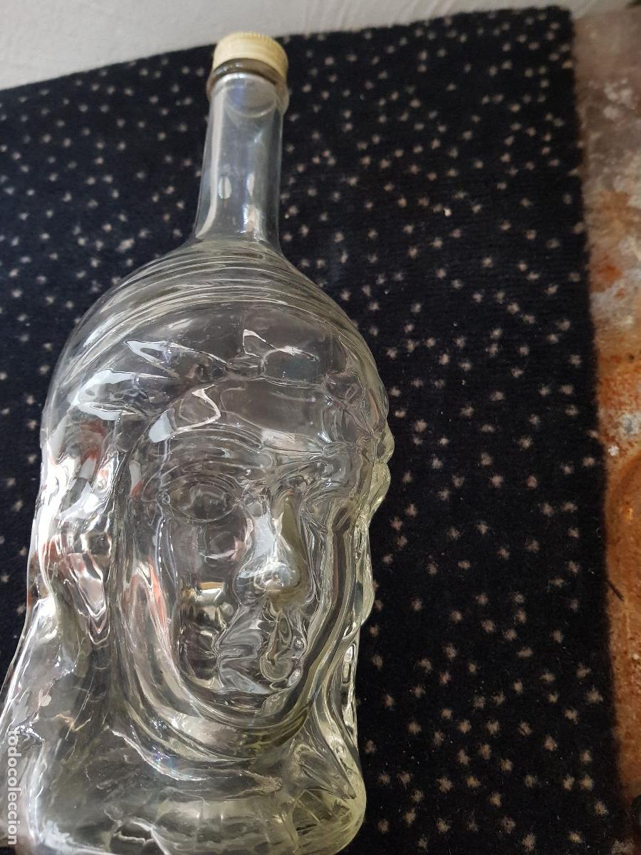 Botellas antiguas: BOTELLA VIDRIO DE COLECCION ANTIGUA - Foto 1