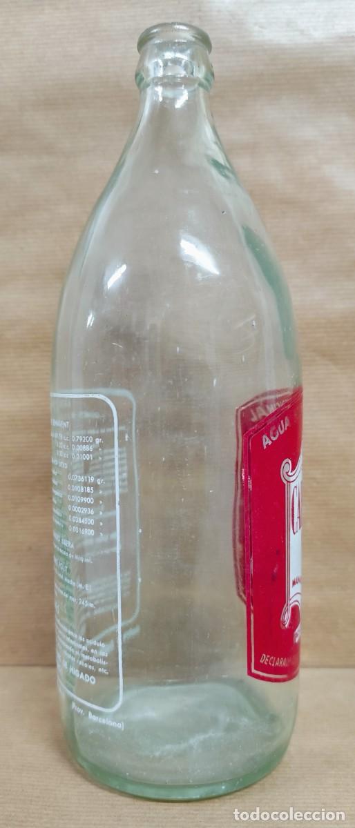 Botellas antiguas: BOTELLA AGUA DE CABRERA - Foto 4
