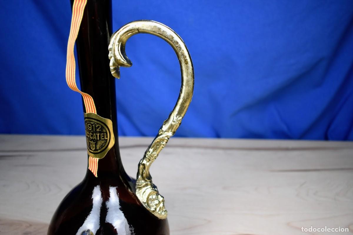 Botellas antiguas: Curiosa Botella de moscatel Therschen - Foto 3