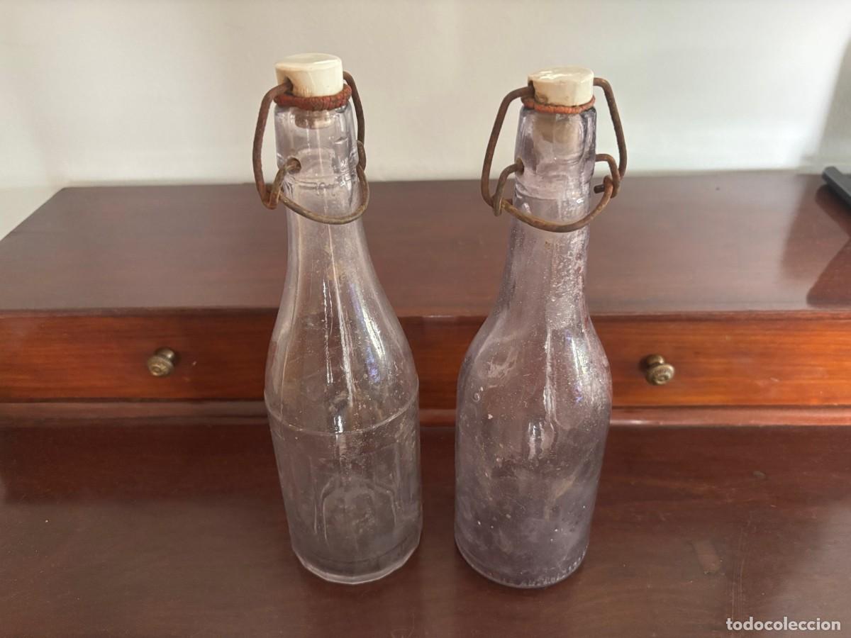 Botellas antiguas: antiguas botella de gaseosa sin marca - Foto 1