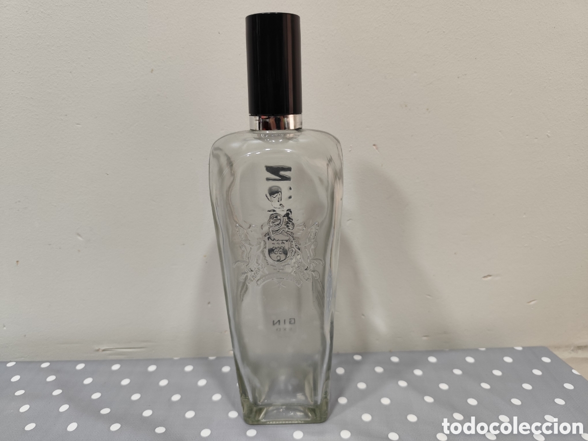 Botellas antiguas: Botella Vacia Gin 209. Ginebra - Foto 2