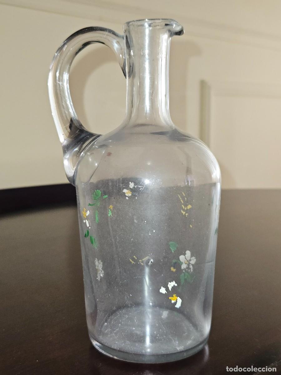 Botellas antiguas: Curiosa botella antigua 18cm - Foto 1