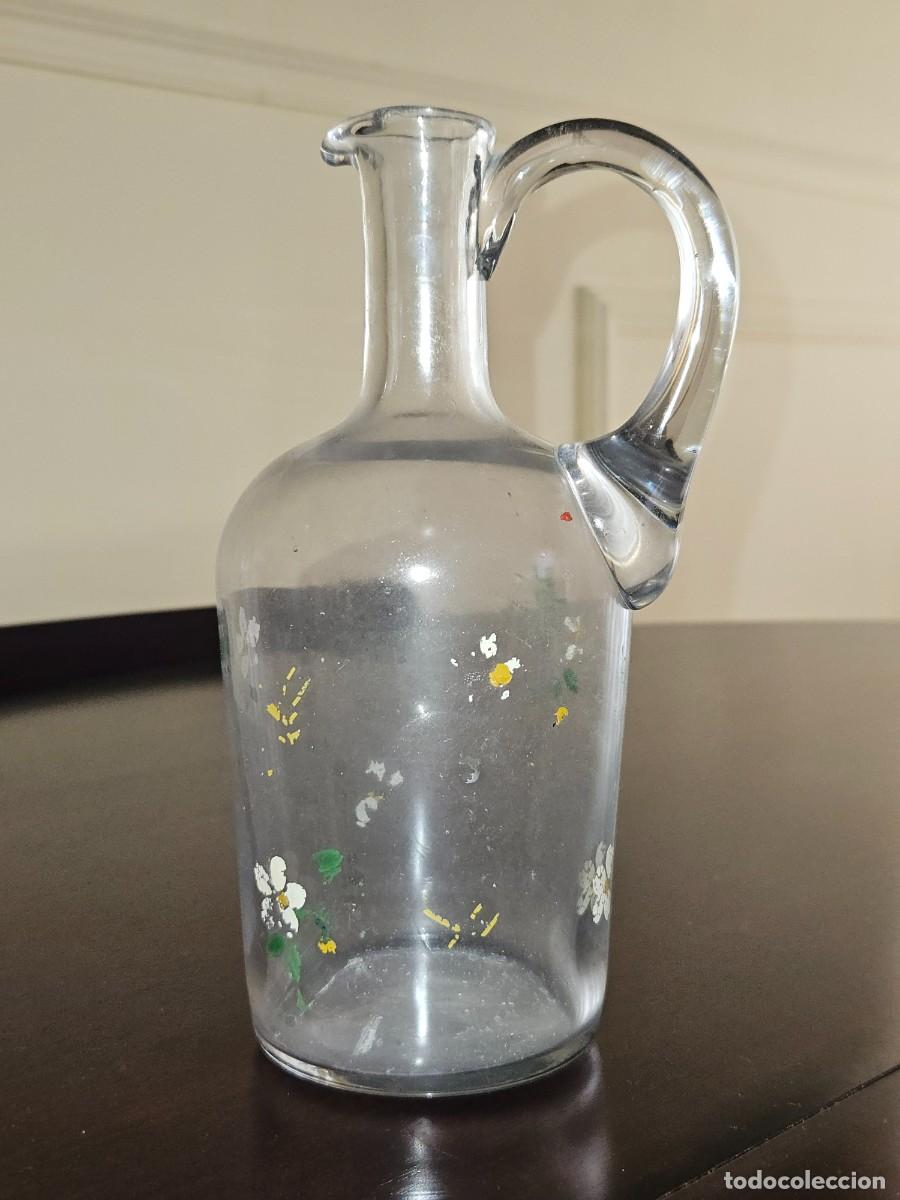 Botellas antiguas: Curiosa botella antigua 18cm - Foto 3