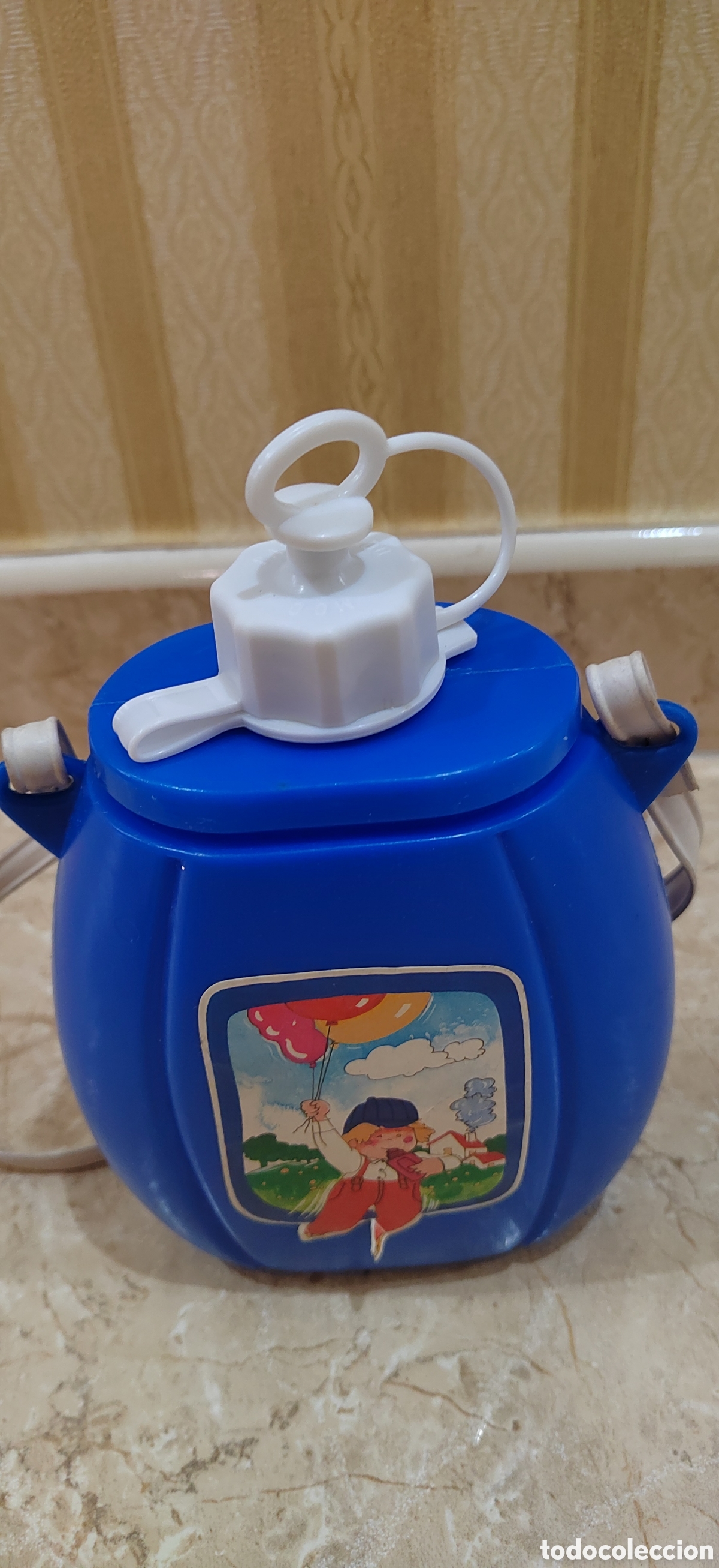 Botellas antiguas: Cantimplora infantil vintage - Foto 3