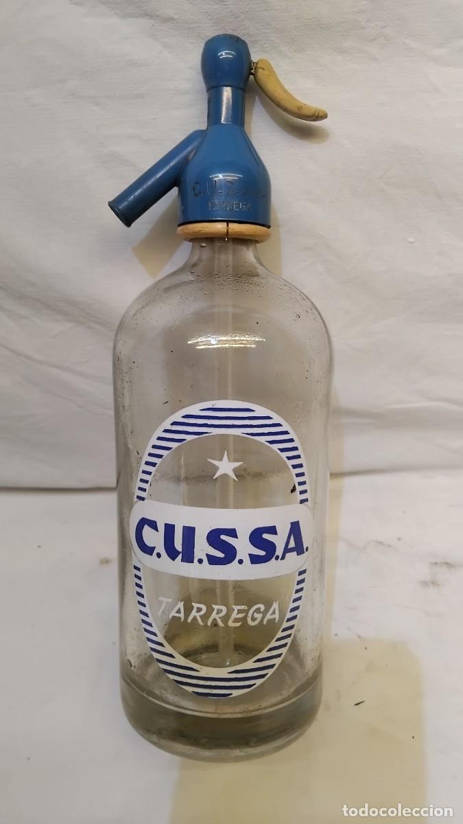 Botellas antiguas: SIFON CUSSA DE T&Agrave;RREGA - Foto 1