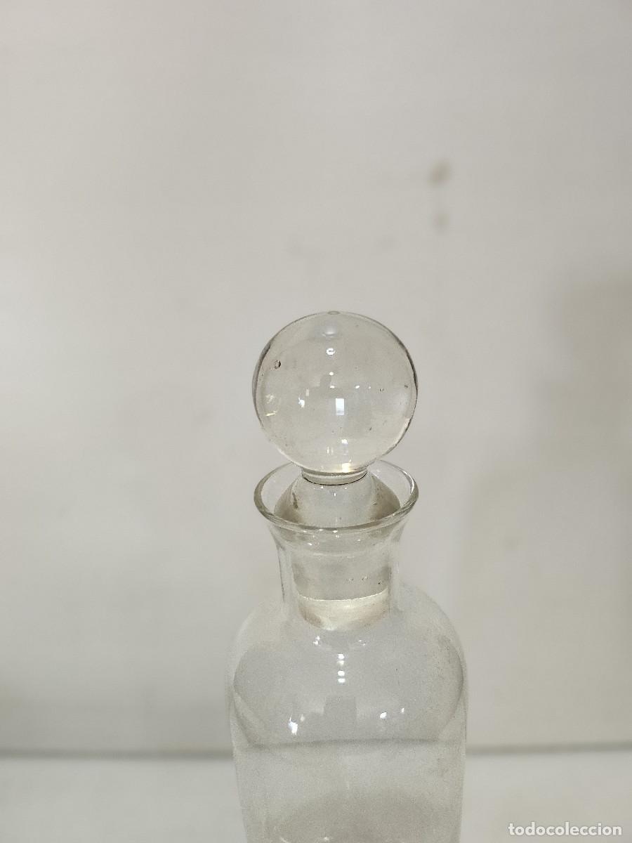 Botellas antiguas: botella de criustal para licor - Foto 2