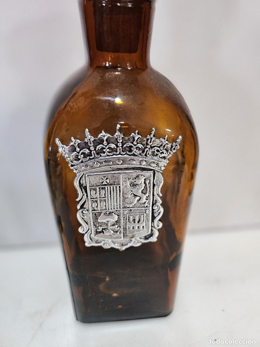 Botellas antiguas: botella de cristal marron - Foto 2