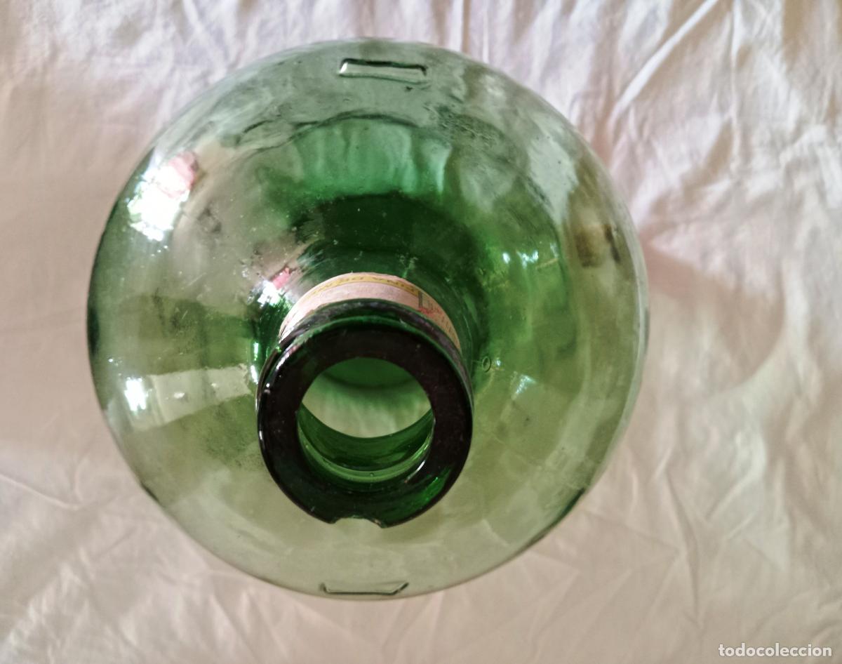 Botellas antiguas: Garrafa 10 litros Agua Solan de Cabras Cuenca - Foto 3