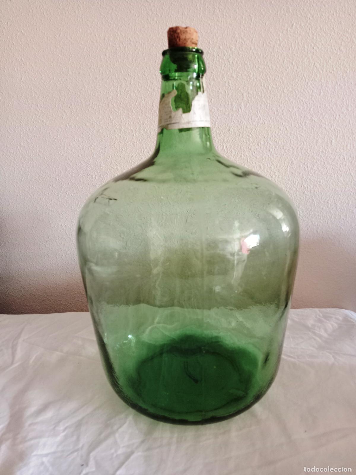 Botellas antiguas: Garrafa 10 litros Agua Solan de Cabras Cuenca - Foto 4