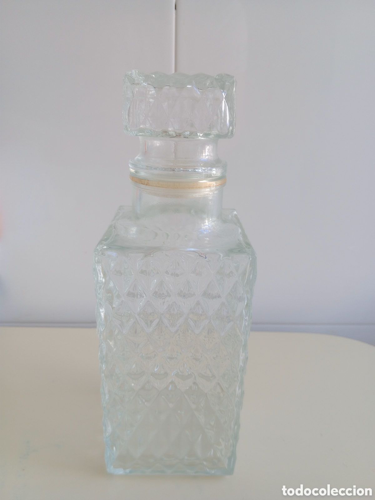 Botellas antiguas: Licorera de cristal vintage - Foto 1