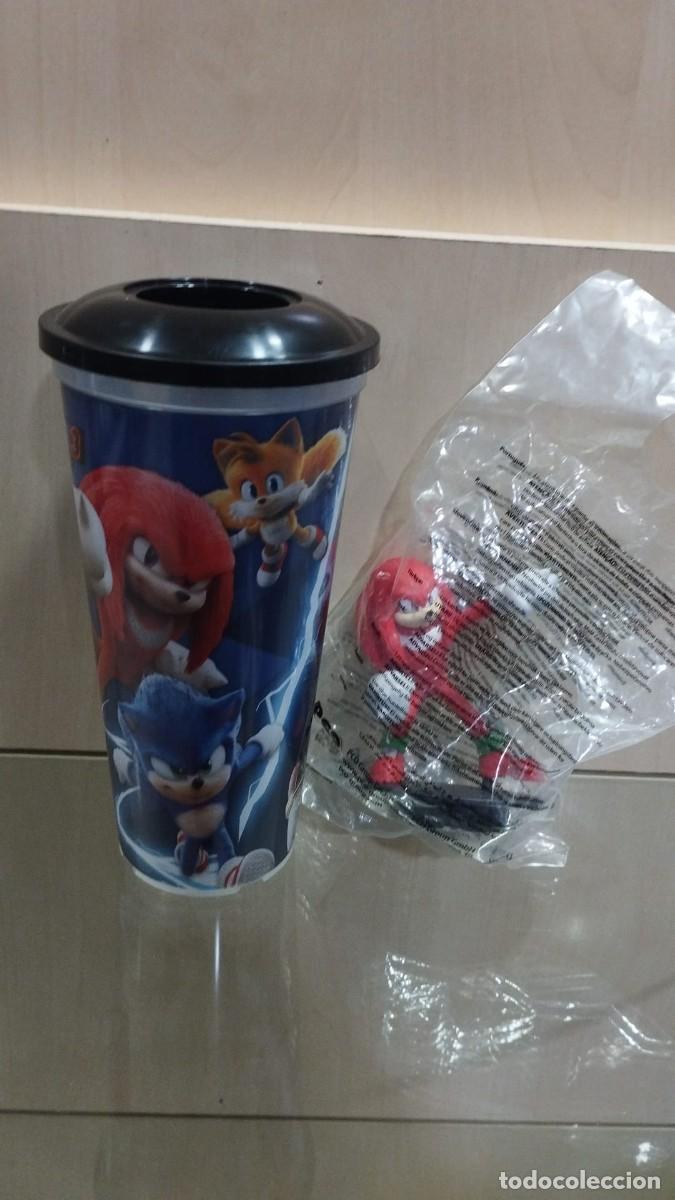 Botellas antiguas: Vaso Sonic 3 (Knuckles) - Foto 1