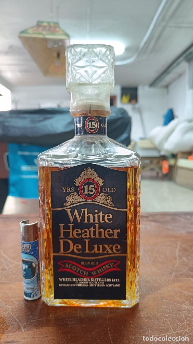 Botellas antiguas: White header deluxe 15 years old - Foto 1