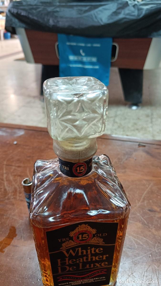 Botellas antiguas: White header deluxe 15 years old - Foto 3