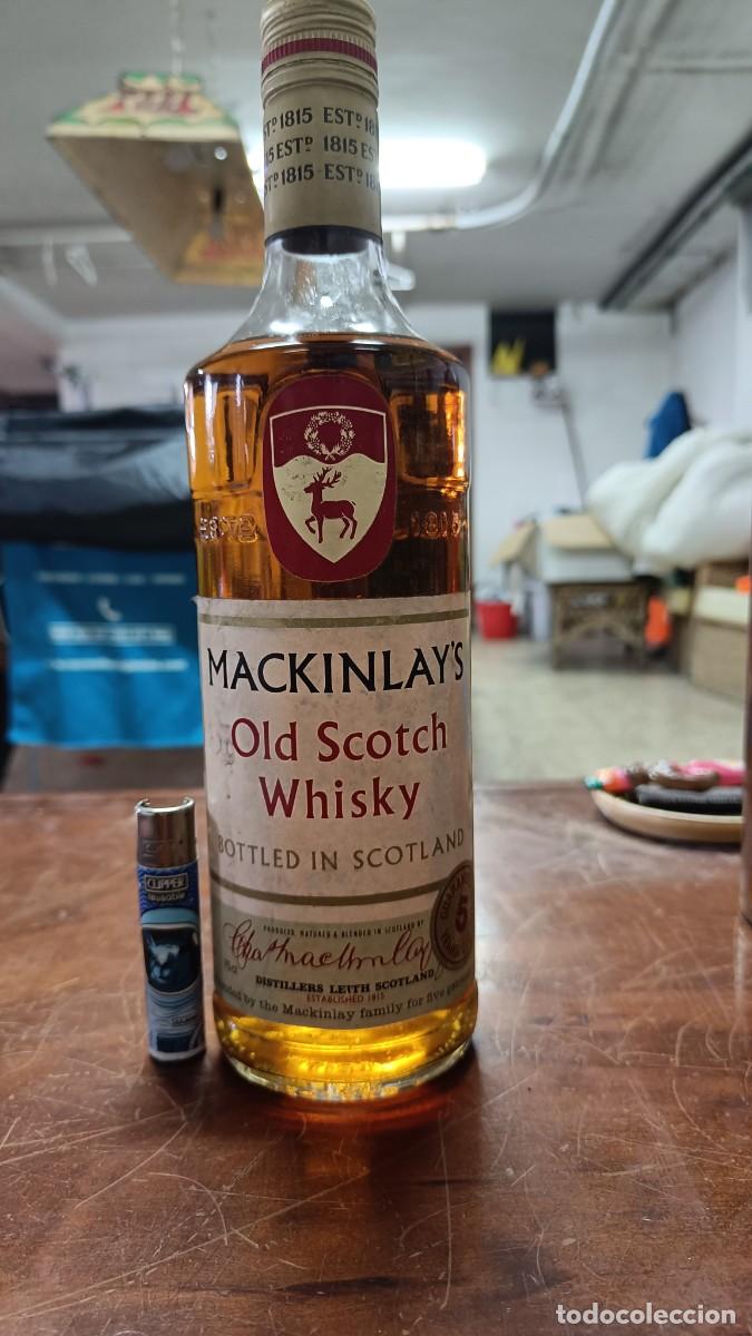 Botellas antiguas: Mackinalys old scoth whisky 5 years old&nbsp; - Foto 1