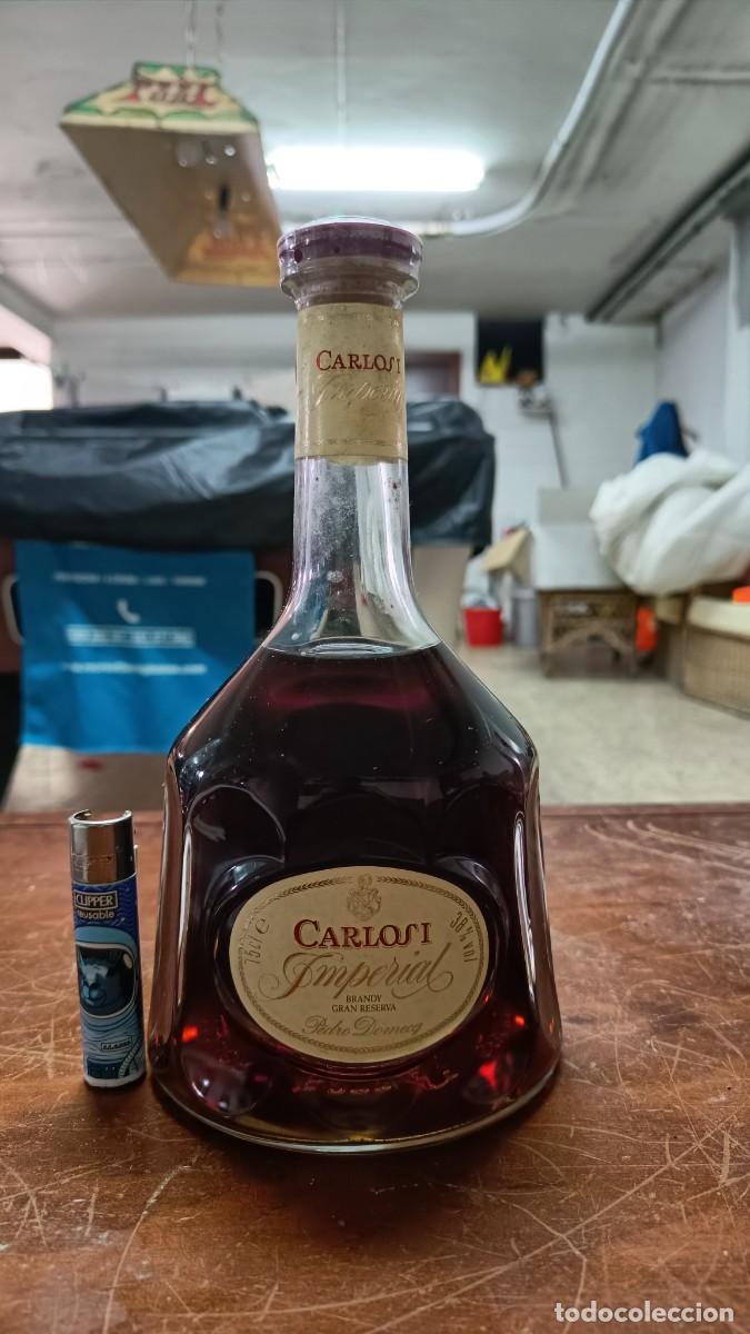 Botellas antiguas: Carlos I imperial brandy - Foto 3