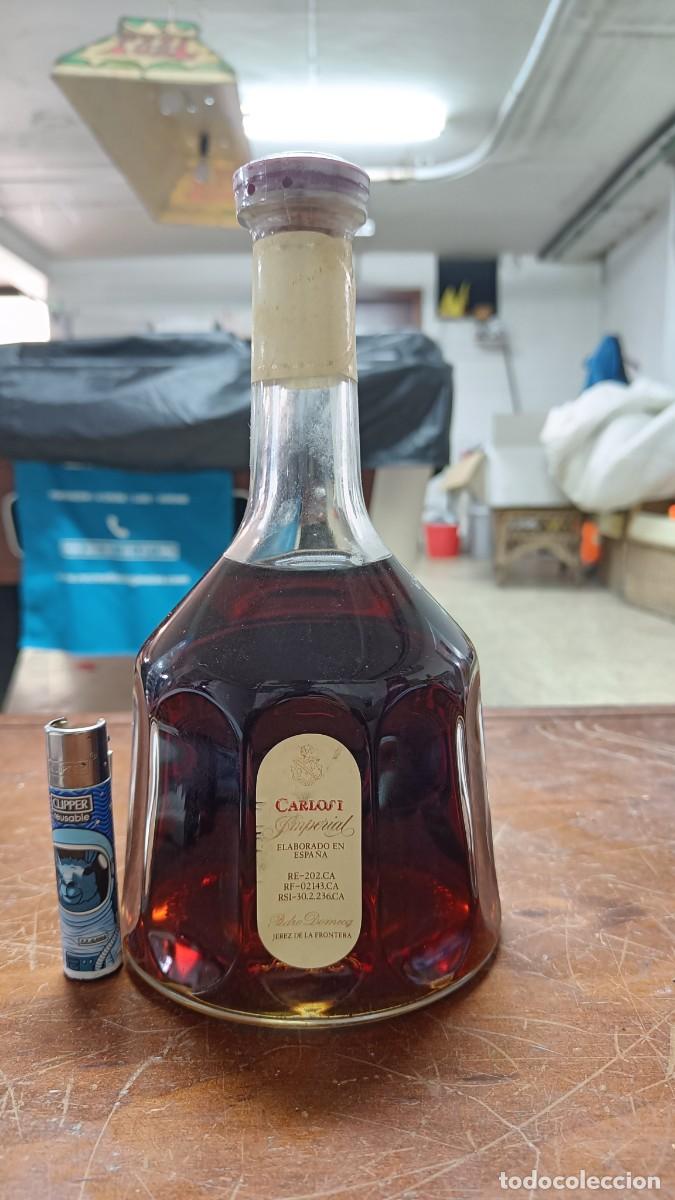 Botellas antiguas: Carlos I imperial brandy - Foto 4