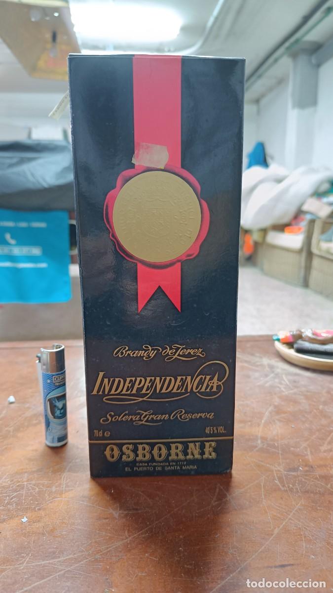 Botellas antiguas: Brandy de Jerez independencia - Foto 1