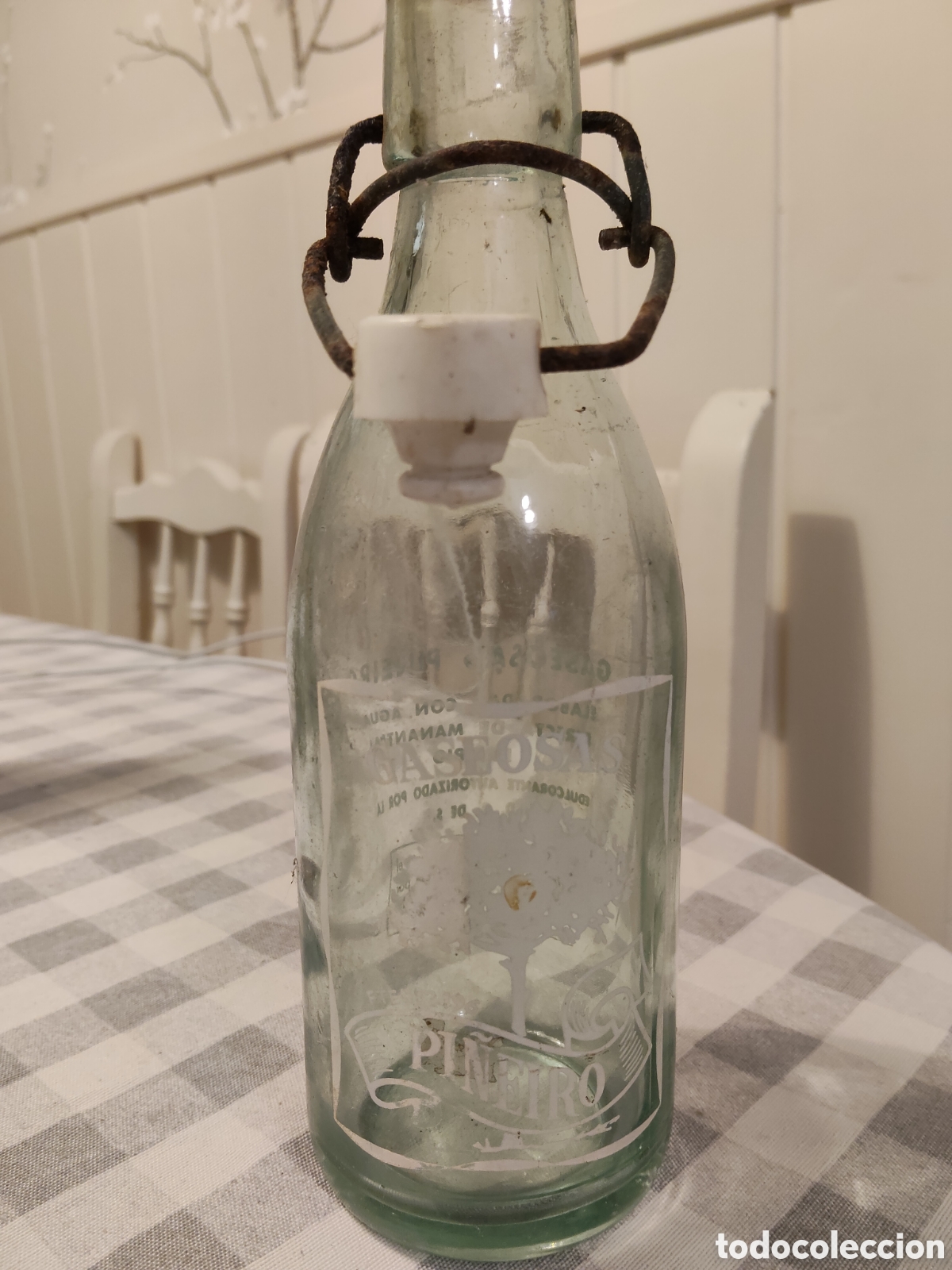 Botellas antiguas: Botella gaseosa PI&Ntilde;EIRO - Foto 2