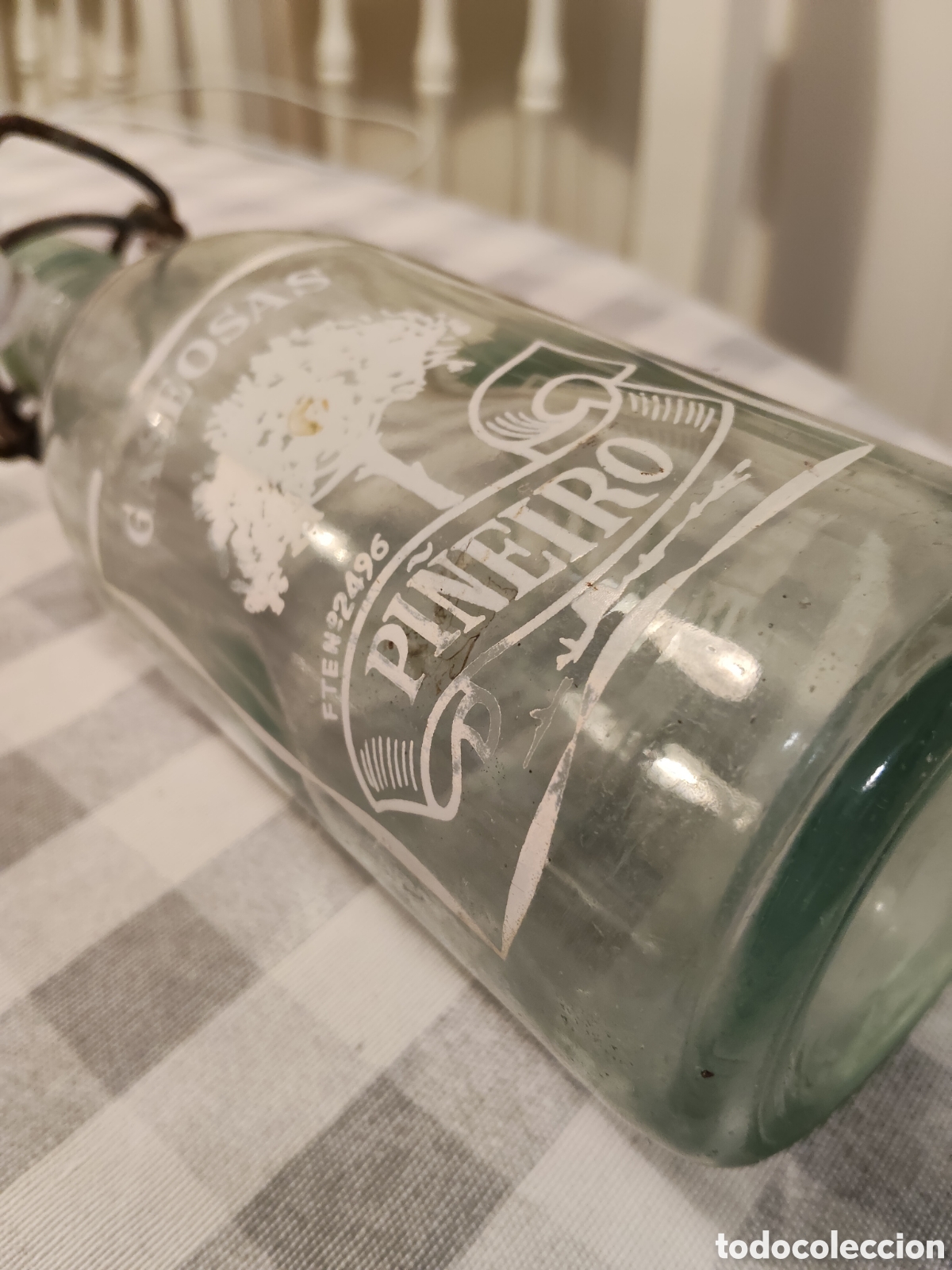Botellas antiguas: Botella gaseosa PI&Ntilde;EIRO - Foto 1