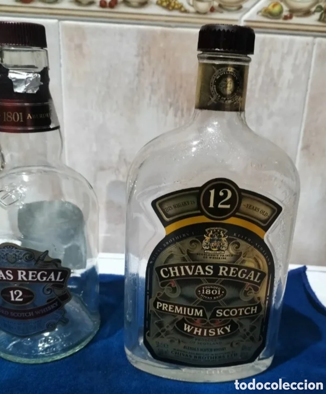 Botellas antiguas: Botellas de vidrio de colecci&oacute;n. - Foto 2