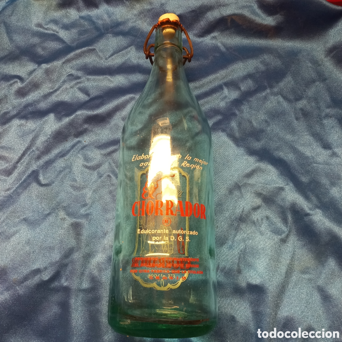 Botellas antiguas: BOTELLA GASEOSA EL CHORRADOR - Foto 2