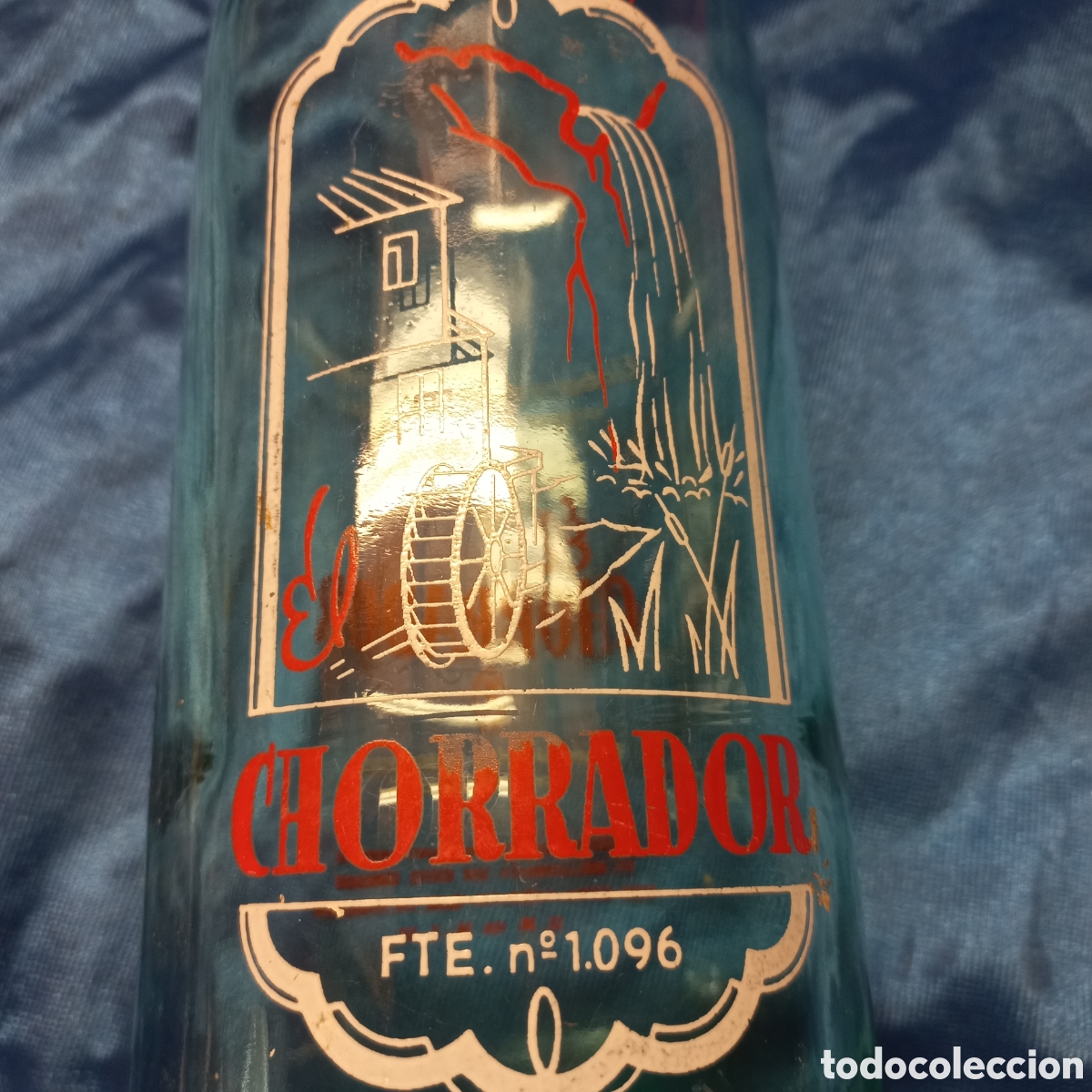 Botellas antiguas: BOTELLA GASEOSA EL CHORRADOR - Foto 4