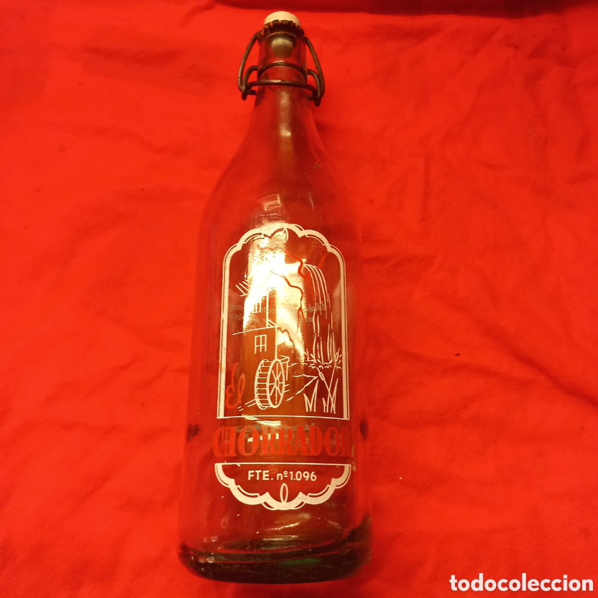Botellas antiguas: BOTELLA GASEOSA EL CHORRADOR - Foto 7