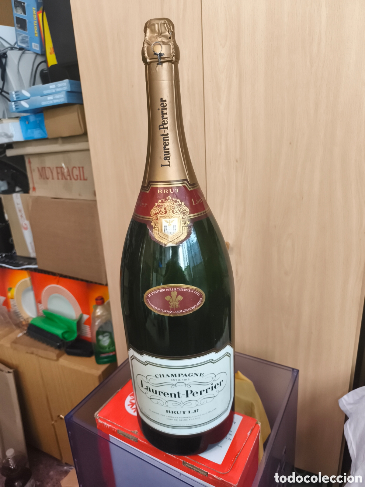 Botellas antiguas: Botella champagne de 6 litros - Foto 1