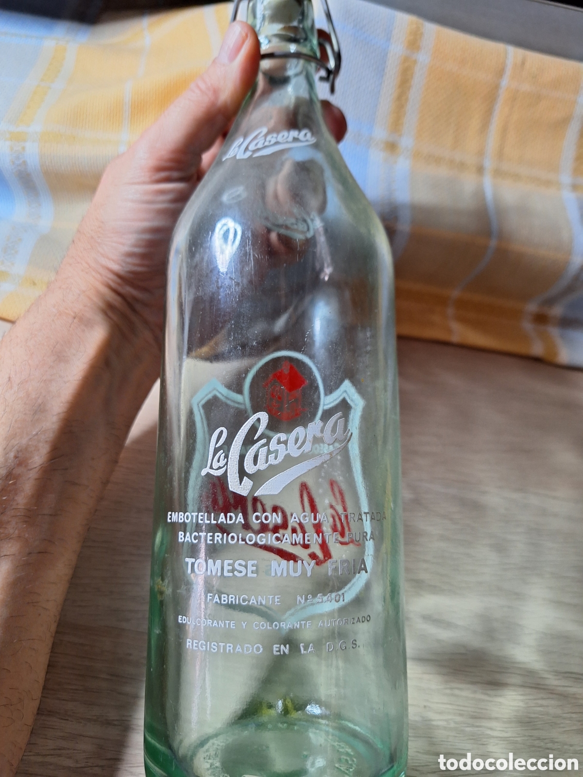 Botellas antiguas: Botella gaseosa la casera. - Foto 2