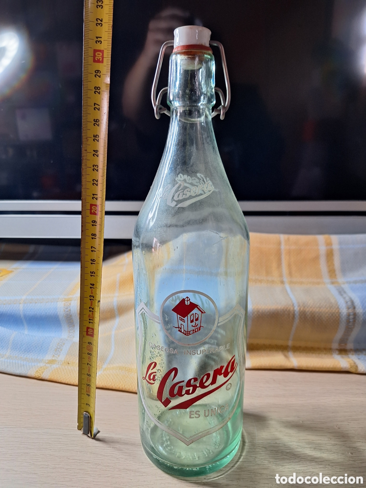 Botellas antiguas: Botella gaseosa la casera. - Foto 1
