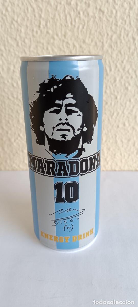 Botellas antiguas: Energy Drink Maradona-Llena - Foto 1