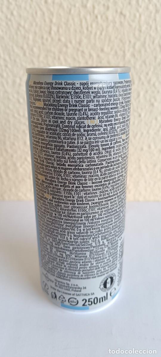Botellas antiguas: Energy Drink Maradona-Llena - Foto 2