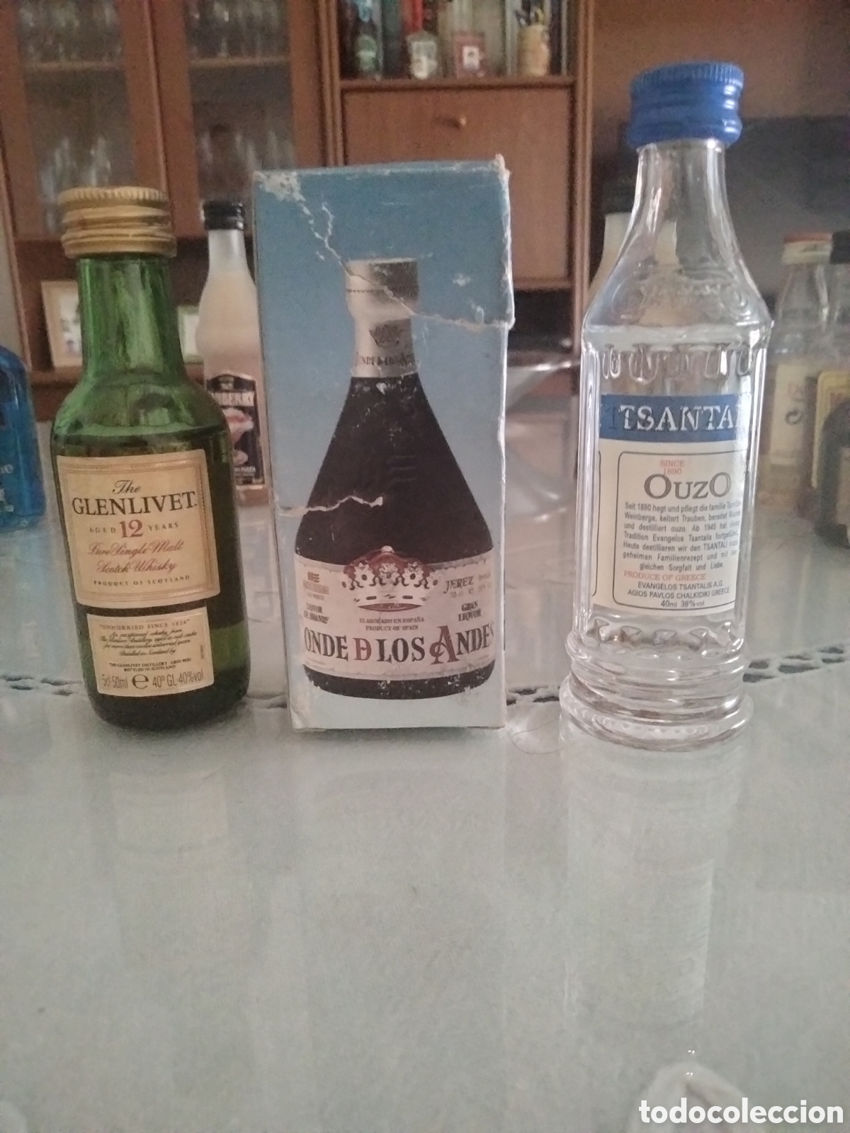 Botellas antiguas: Mimi botellas de licor - Foto 1