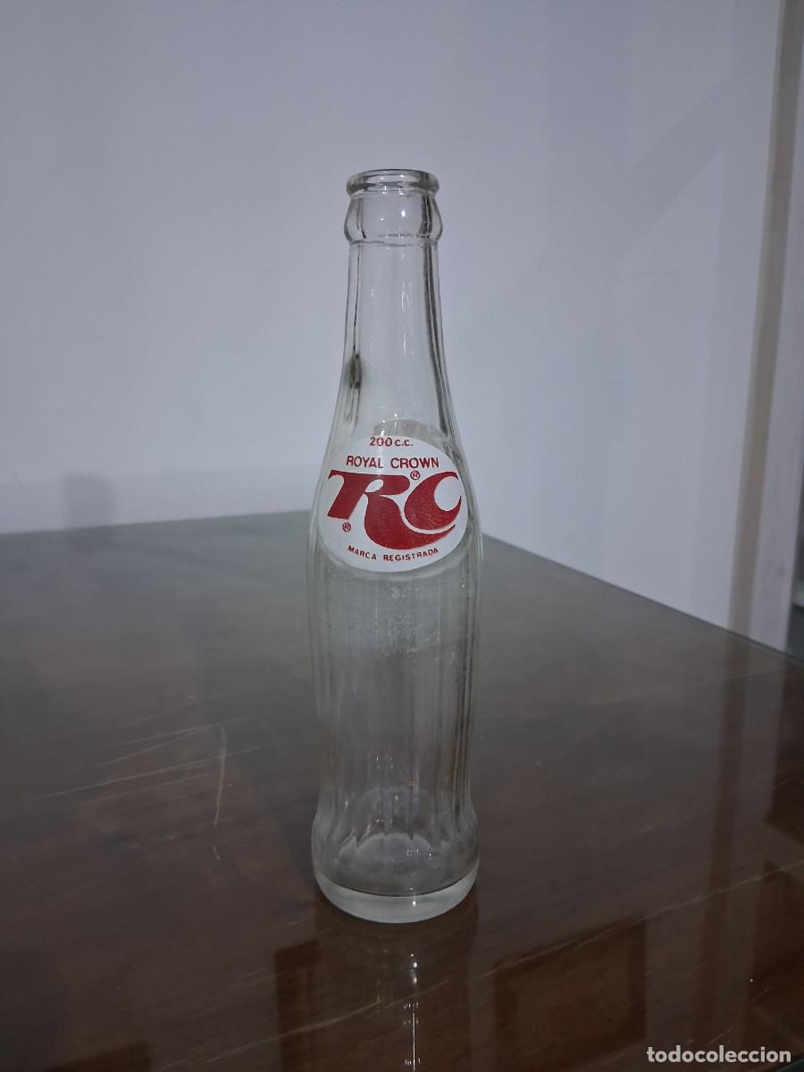 Botellas antiguas: Botella de refresco Royal Crown 20 cl 200 cc - Foto 1