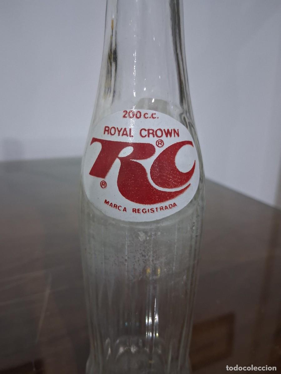 Botellas antiguas: Botella de refresco Royal Crown 20 cl 200 cc - Foto 2