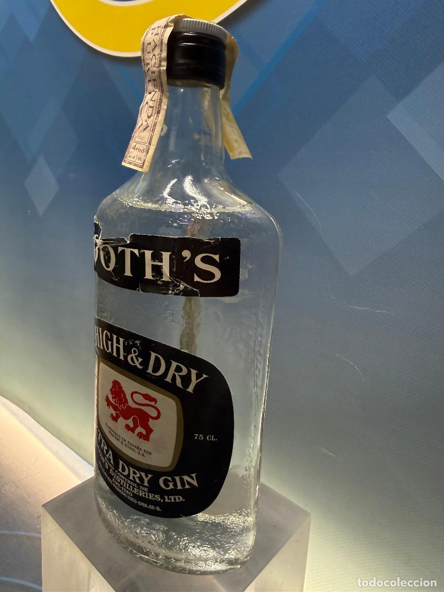 Botellas antiguas: Botella Booths High&Dry - Foto 2