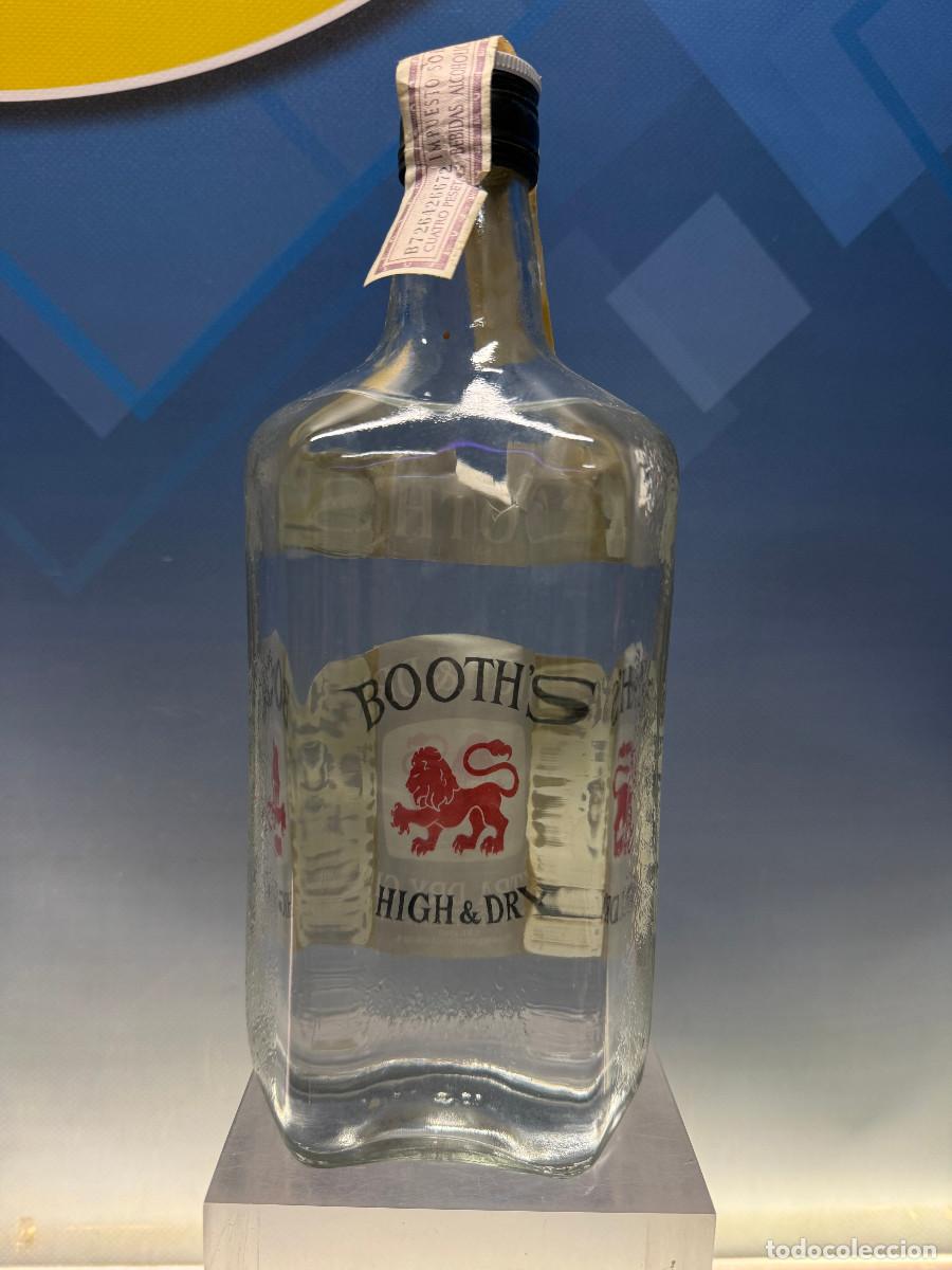 Botellas antiguas: Botella Booths High&Dry - Foto 3