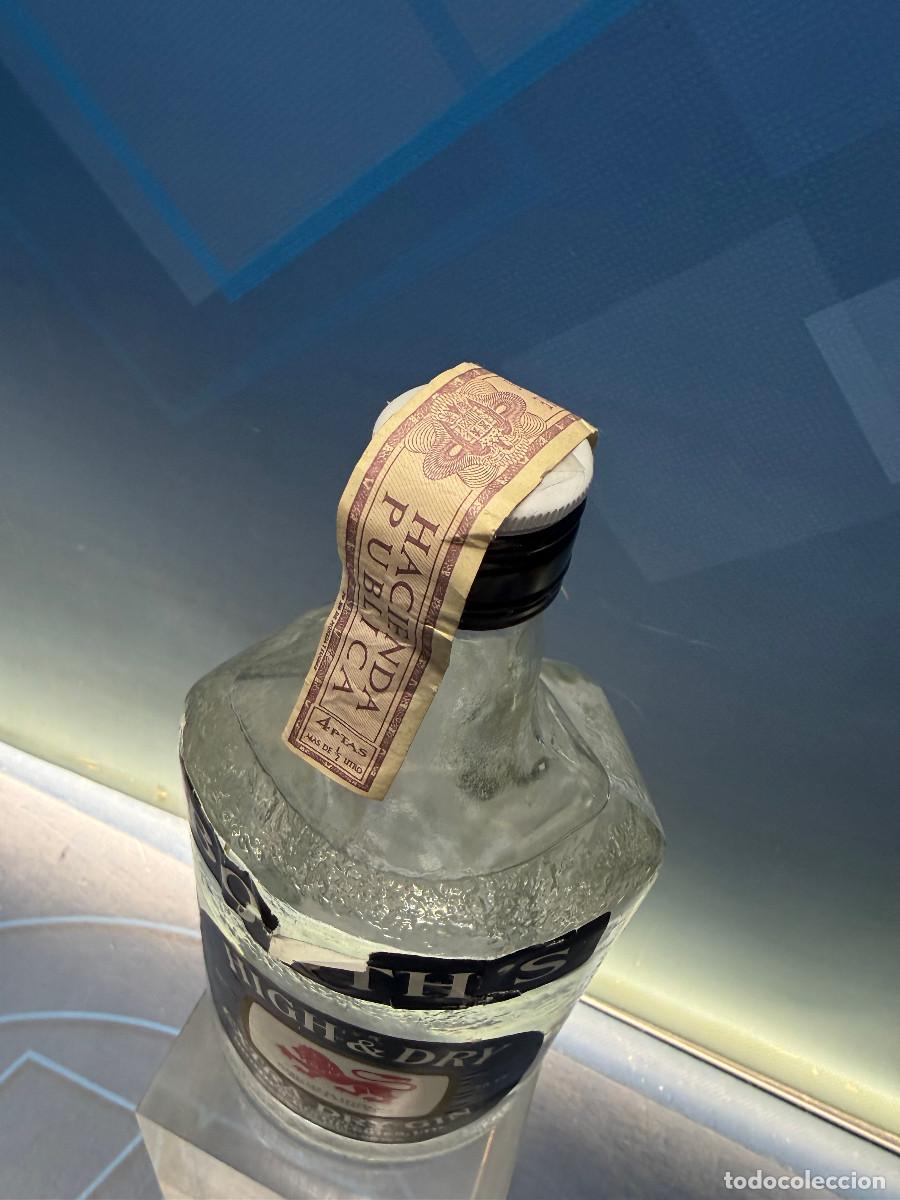 Botellas antiguas: Botella Booths High&Dry - Foto 4