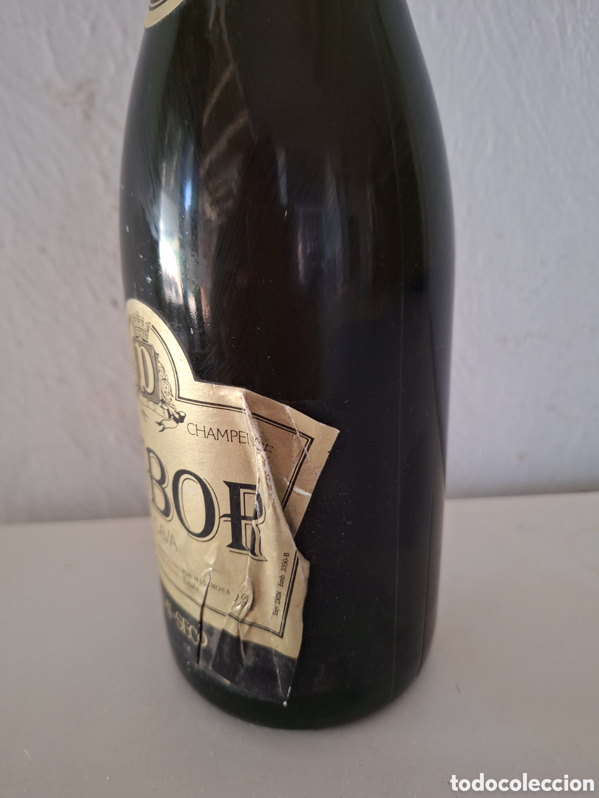 Botellas antiguas: Botella de cava Dubor - Foto 2