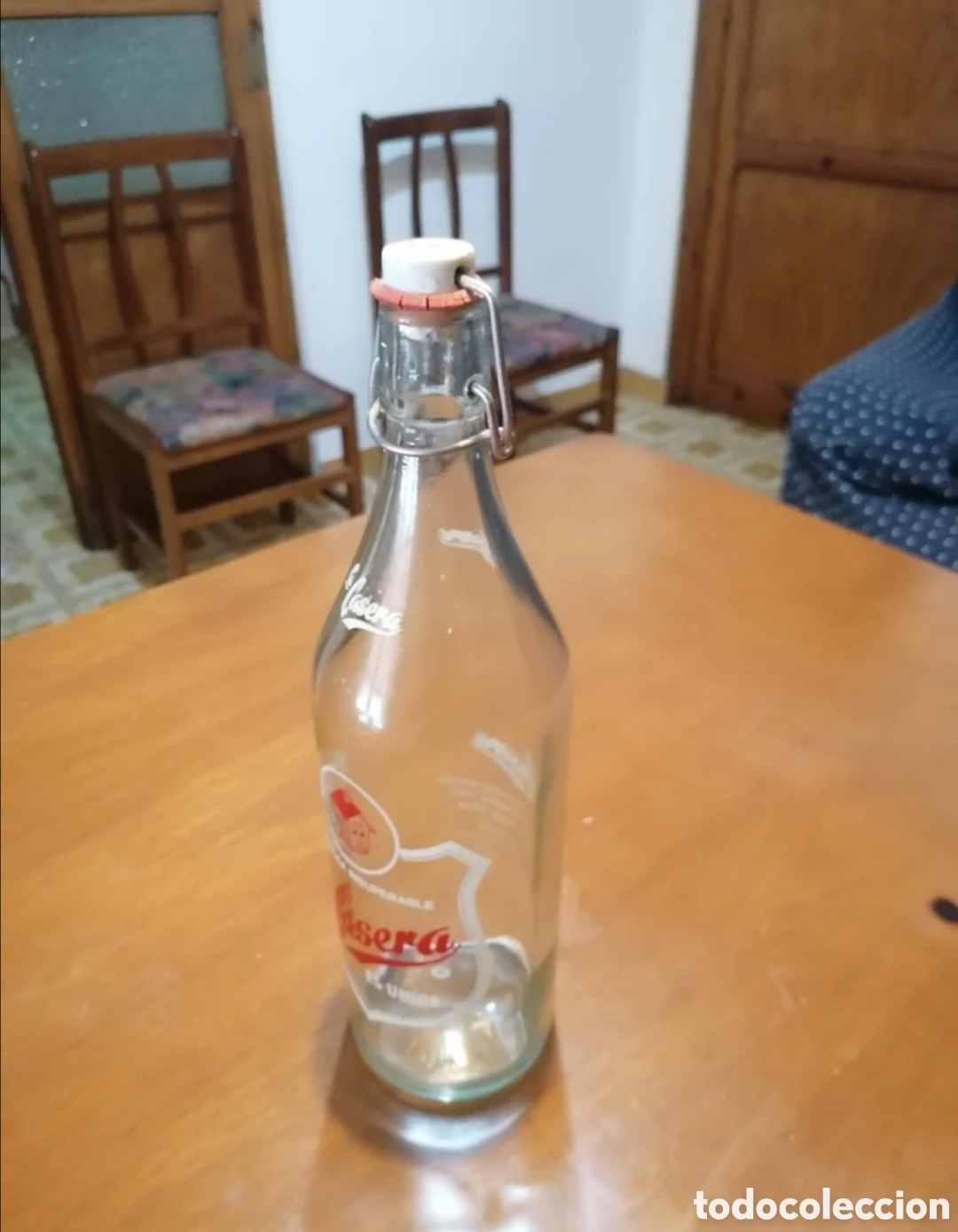 Botellas antiguas: Botella antigua de &rdquo;La Casera&rdquo;. - Foto 2